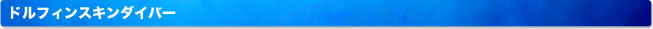 ドルフィンスキンダイバー