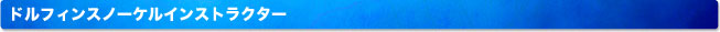 ドルフィンスノーケルインストラクター